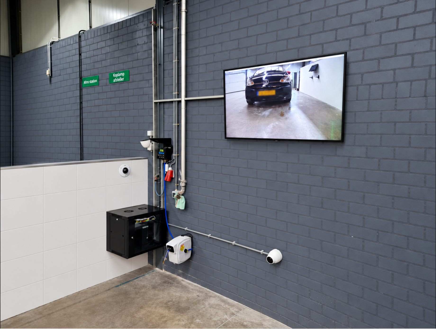 Camera- en beeldregistratie in intakezone